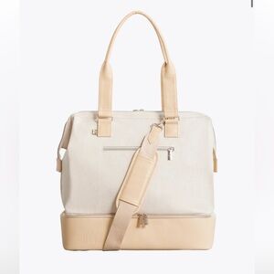 BNWT BÉIS Beige and Cream The Weekender